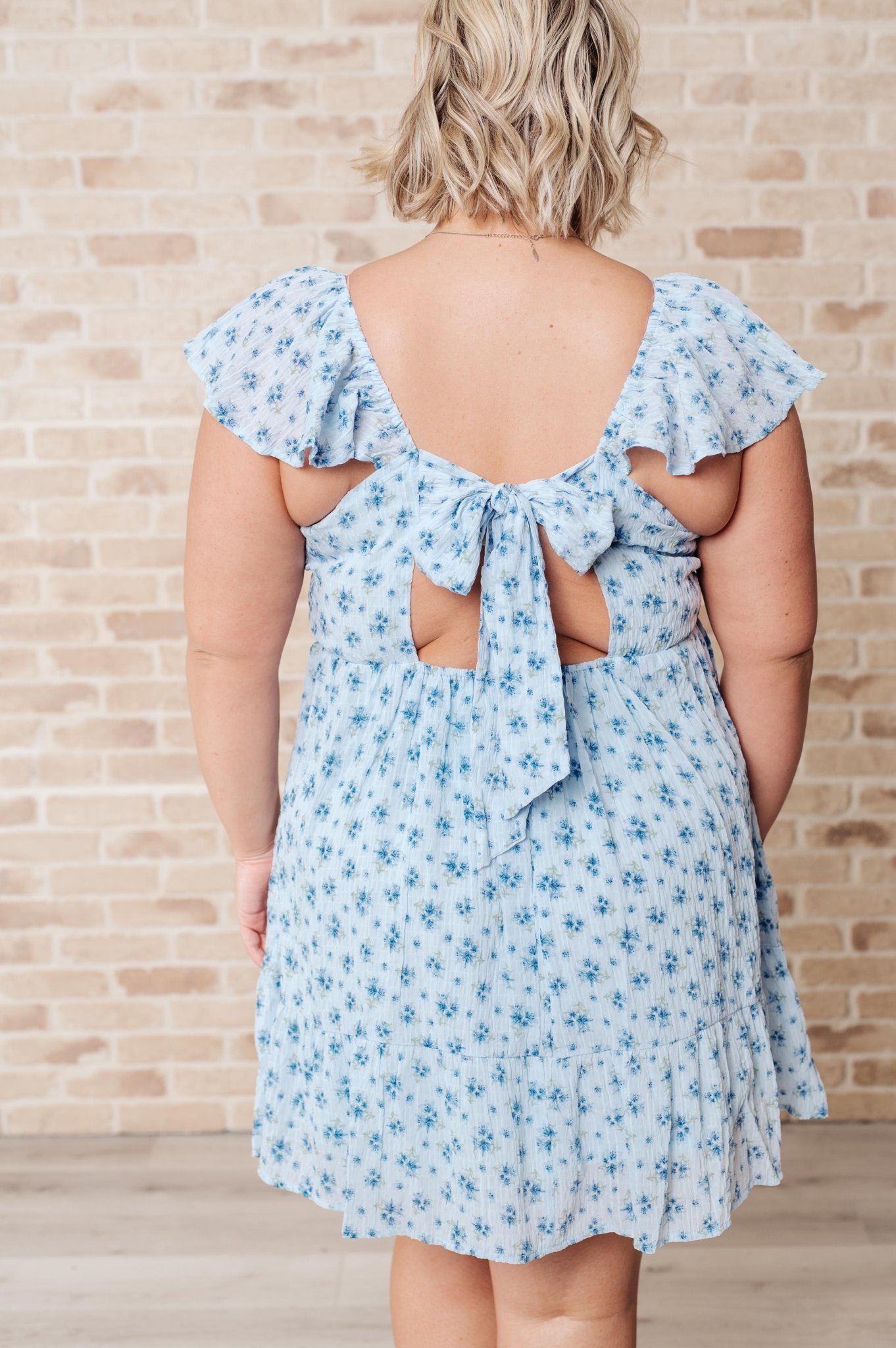 Big Rock Candy Mountain V - Neck Floral Dress - Loving God