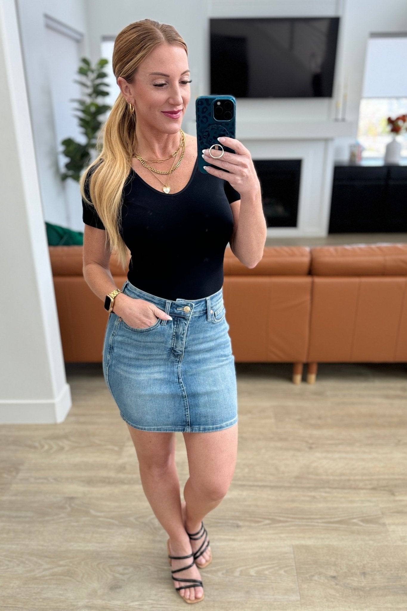 Haley High Rise Control Top Skirt - Loving God