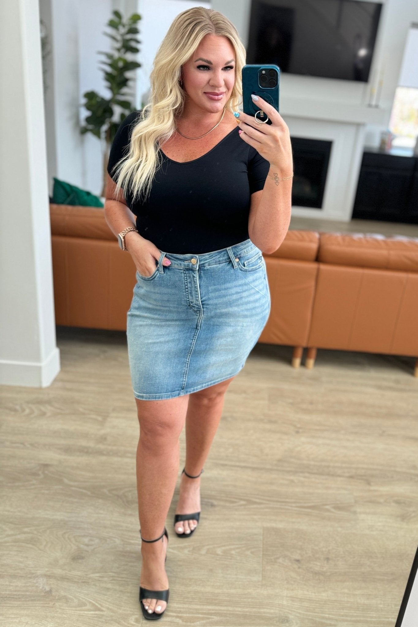 Haley High Rise Control Top Skirt - Loving God