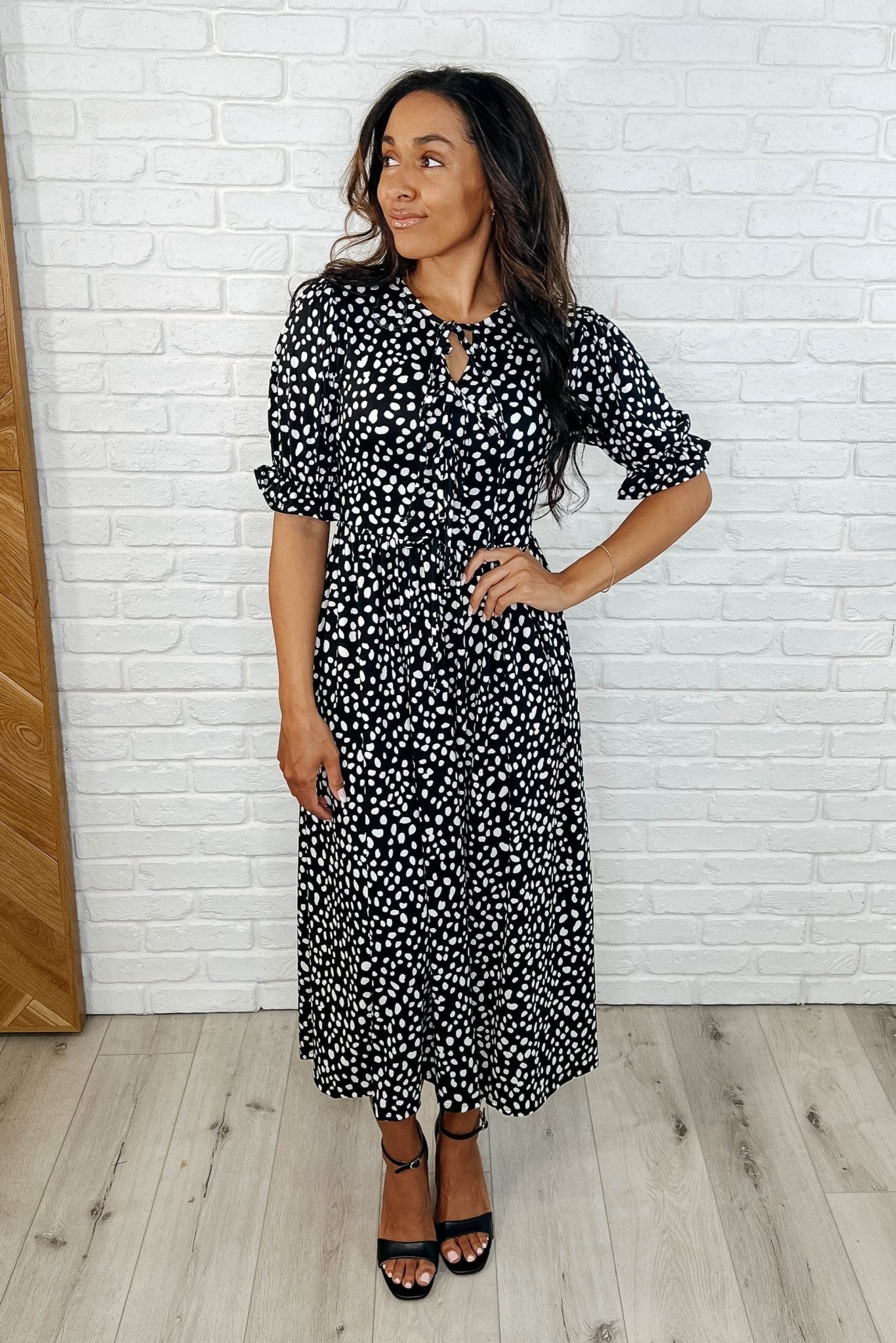 I'm Feeling Independent Half Sleeve Dress - Loving God
