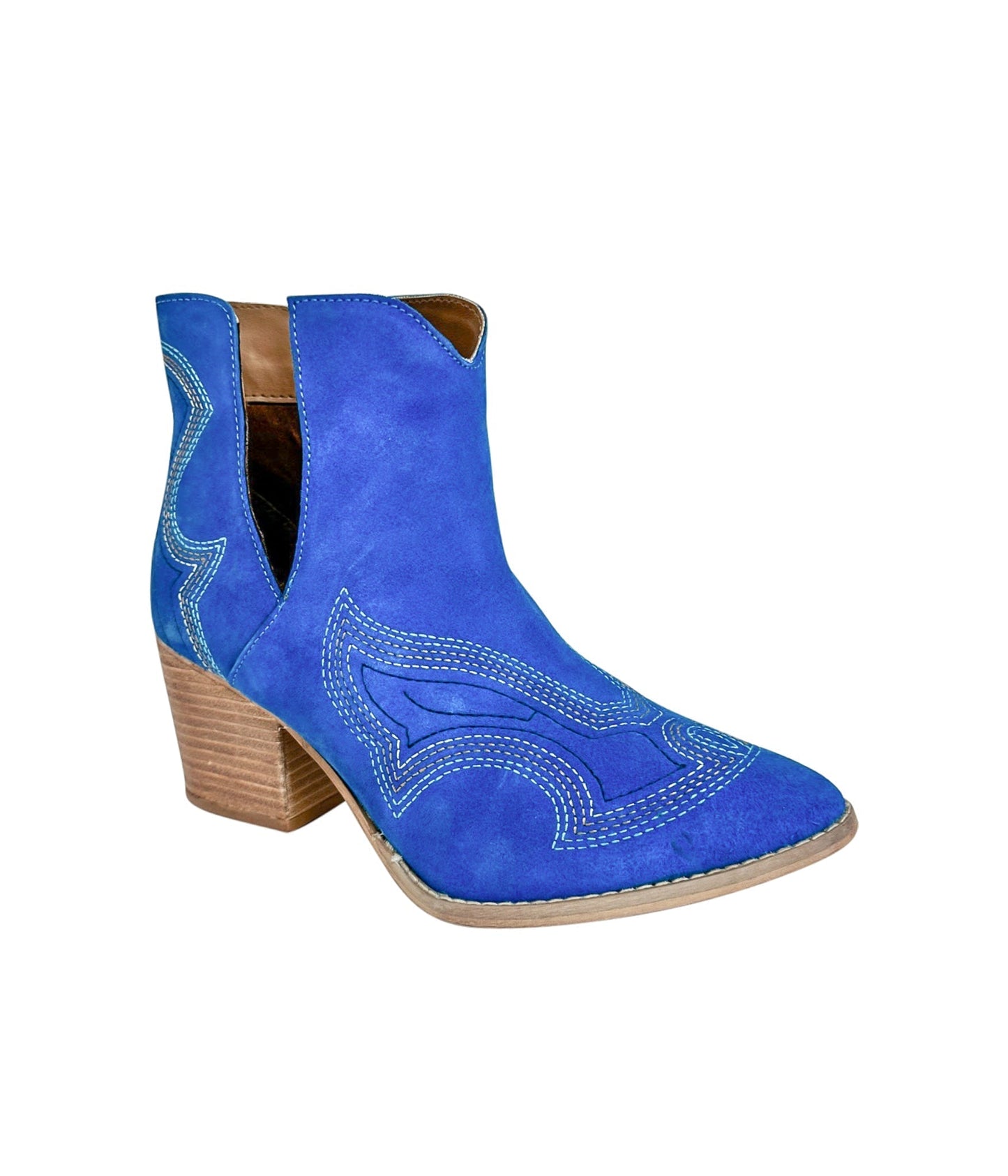 Journee Ankle Boots in Blue - Loving God