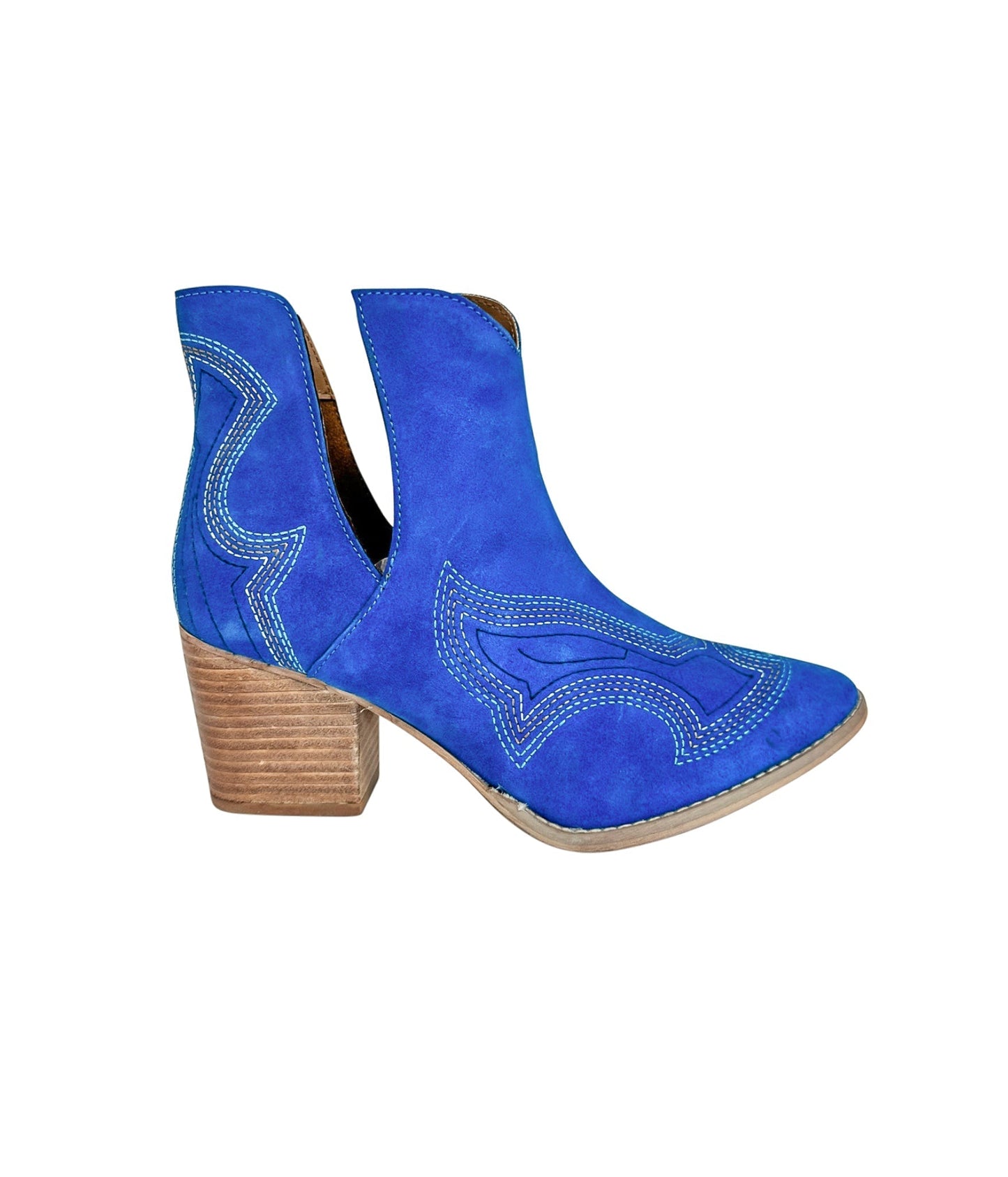 Journee Ankle Boots in Blue - Loving God