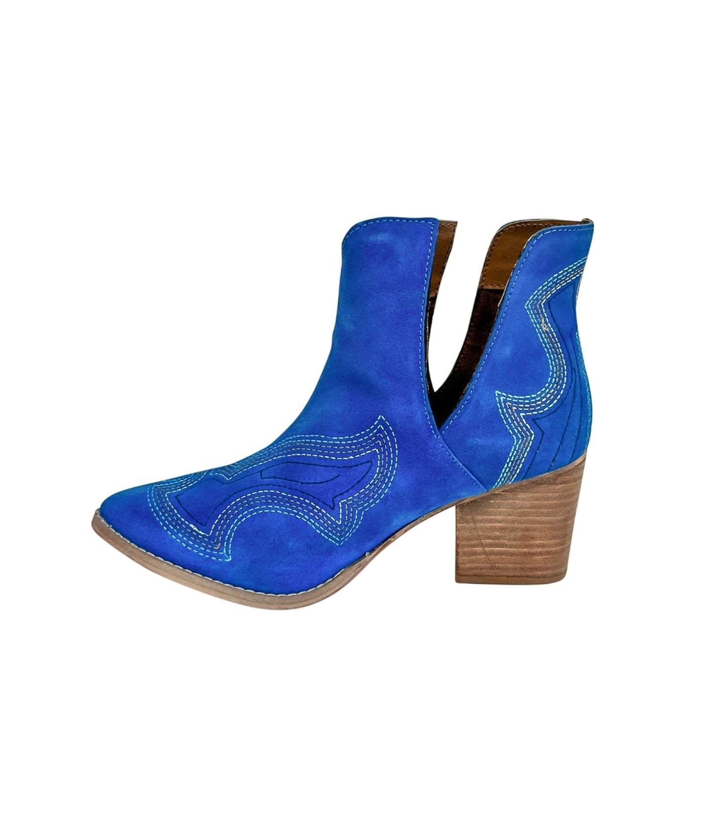 Journee Ankle Boots in Blue - Loving God