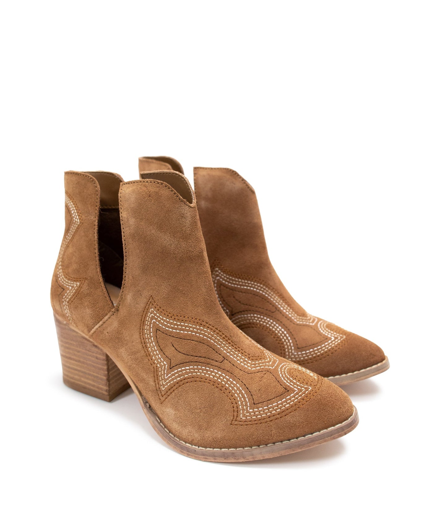 Journee Ankle Boots in Tan - Loving God