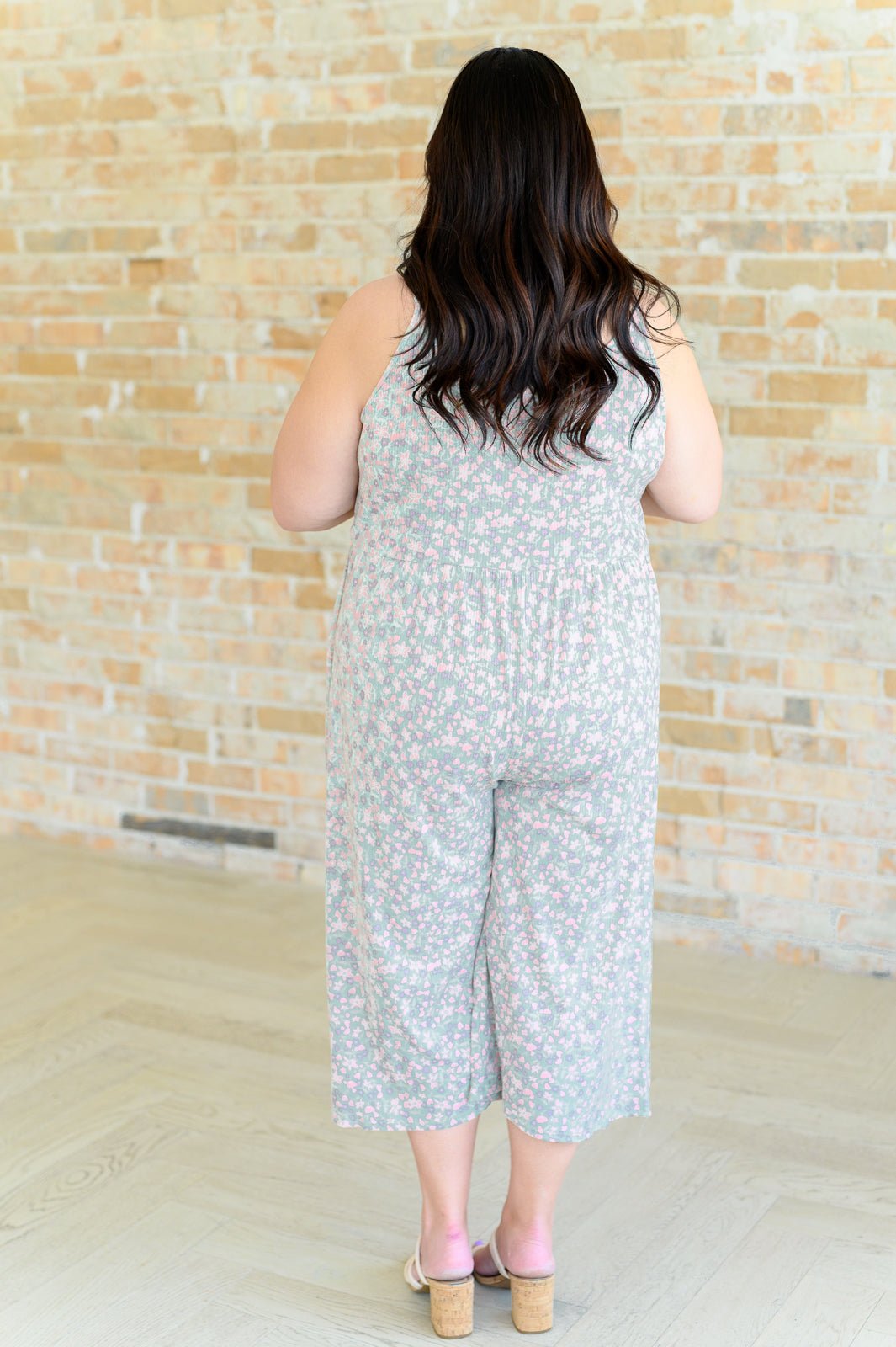 Lucky In Love Floral Jumpsuit - Loving God