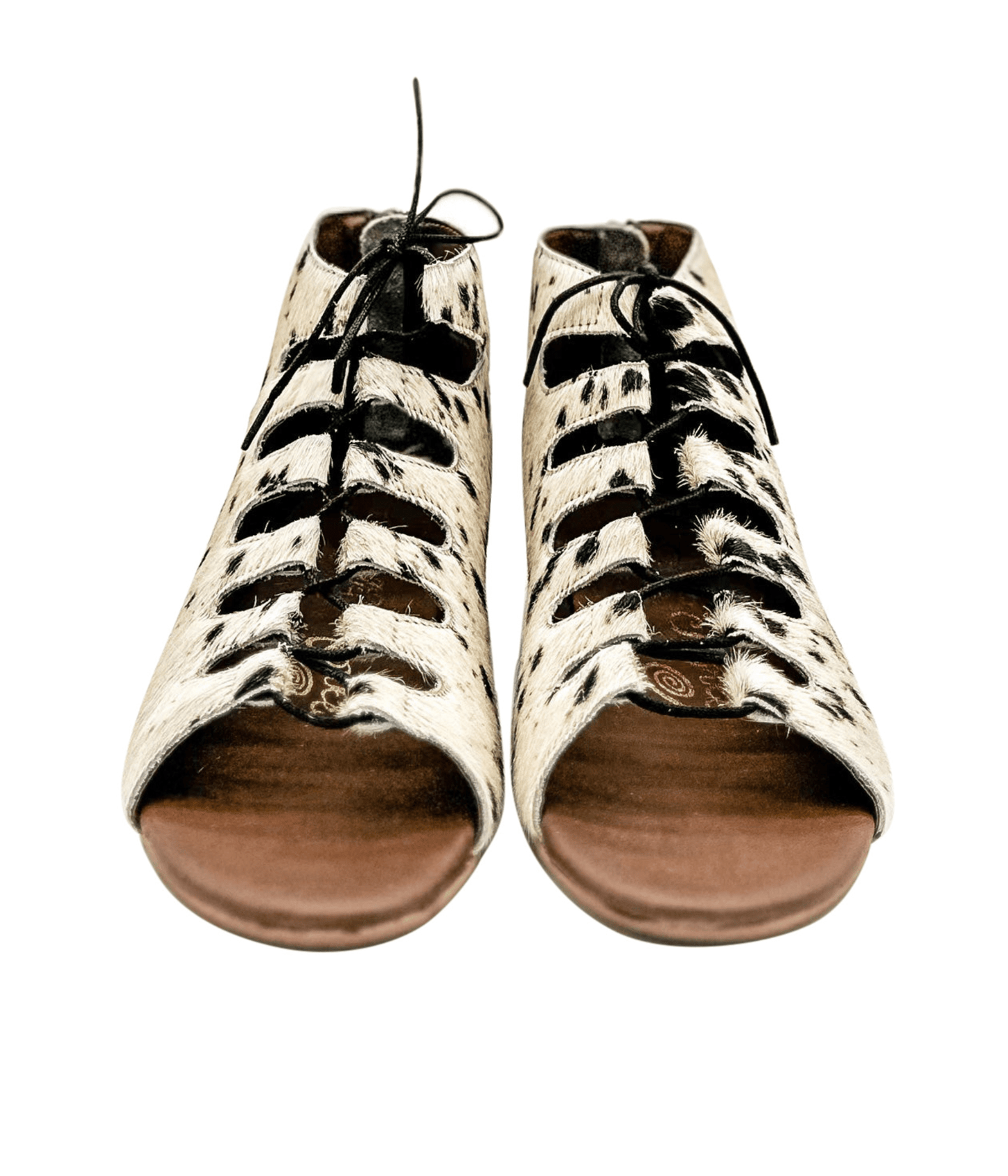 Nola Sandals in Black and White - Loving God