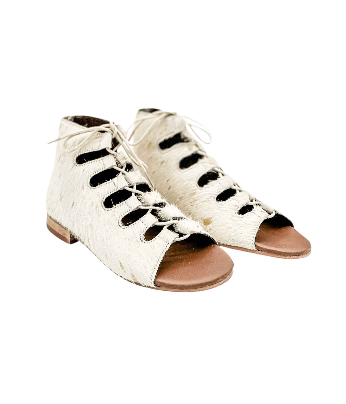 Nola Sandals in Gold - Loving God