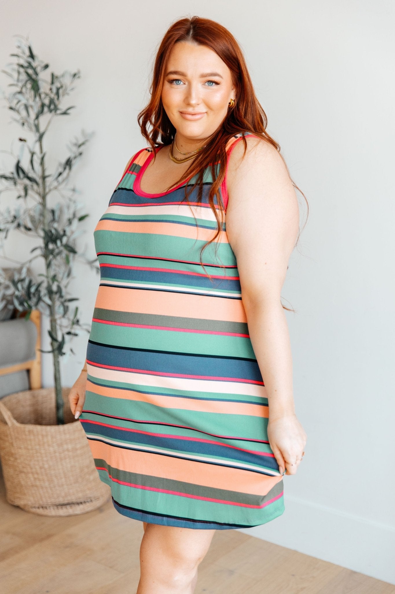 Summer Lovin' Striped Tank Dress - Loving God