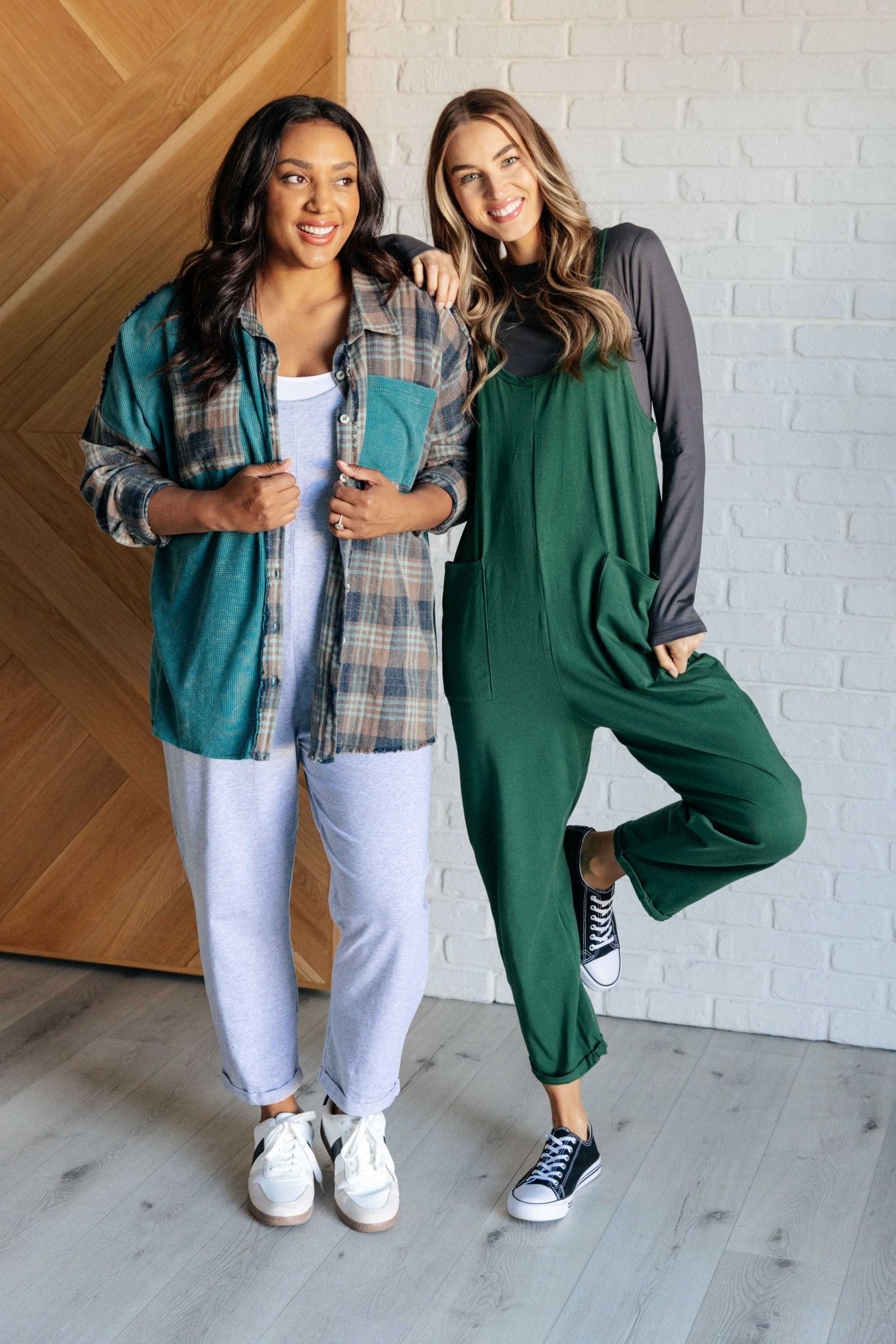 Totally Me Spaghetti Strap Jumpsuit in Heather Grey - Loving God