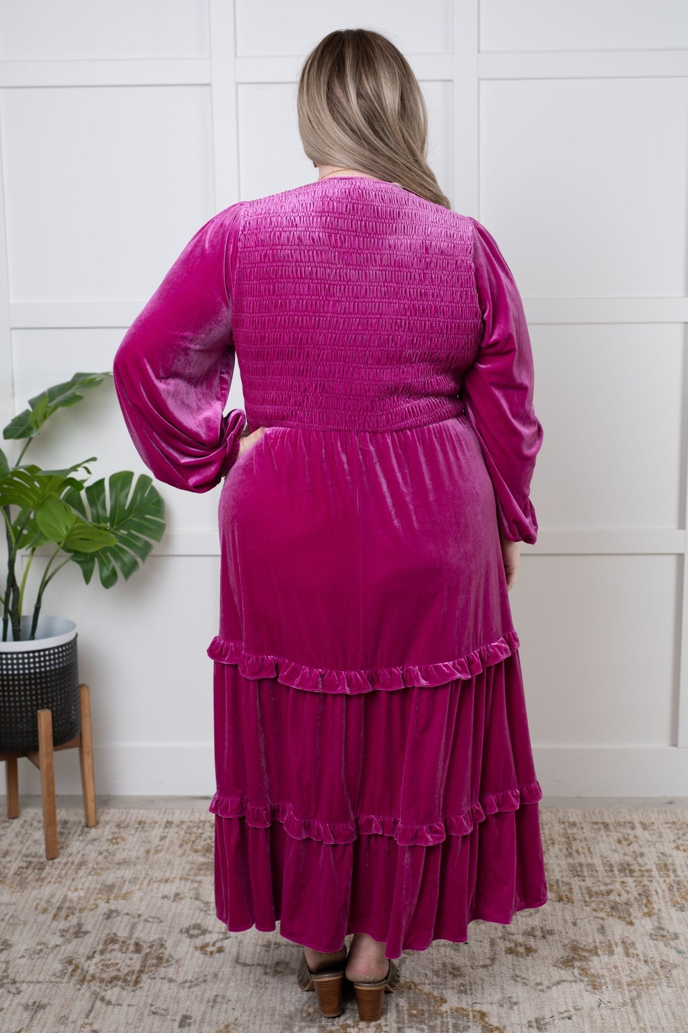 Velvet Flamenco Maxi Dress - Loving God