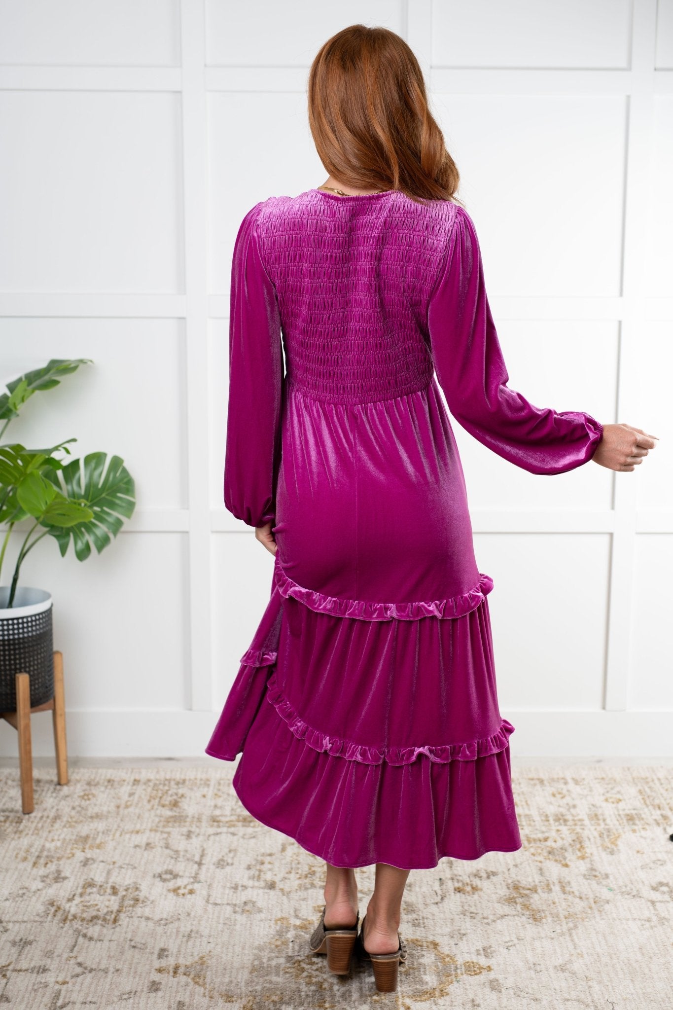 Velvet Flamenco Maxi Dress - Loving God