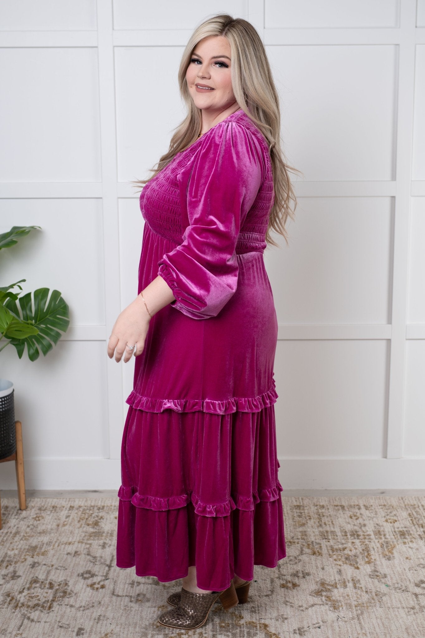 Velvet Flamenco Maxi Dress - Loving God