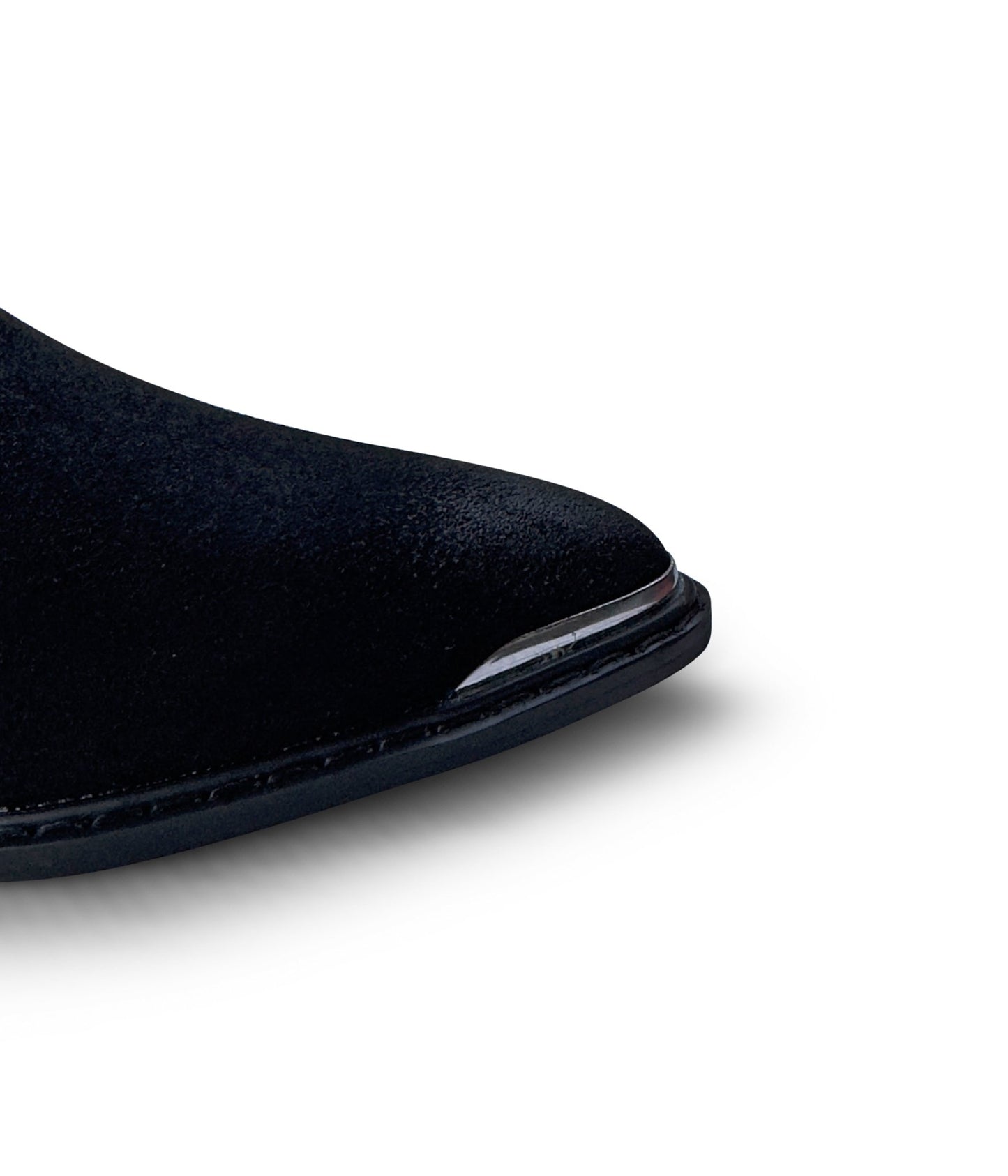 Wylie Suede Ankle Boot in Black - Loving God