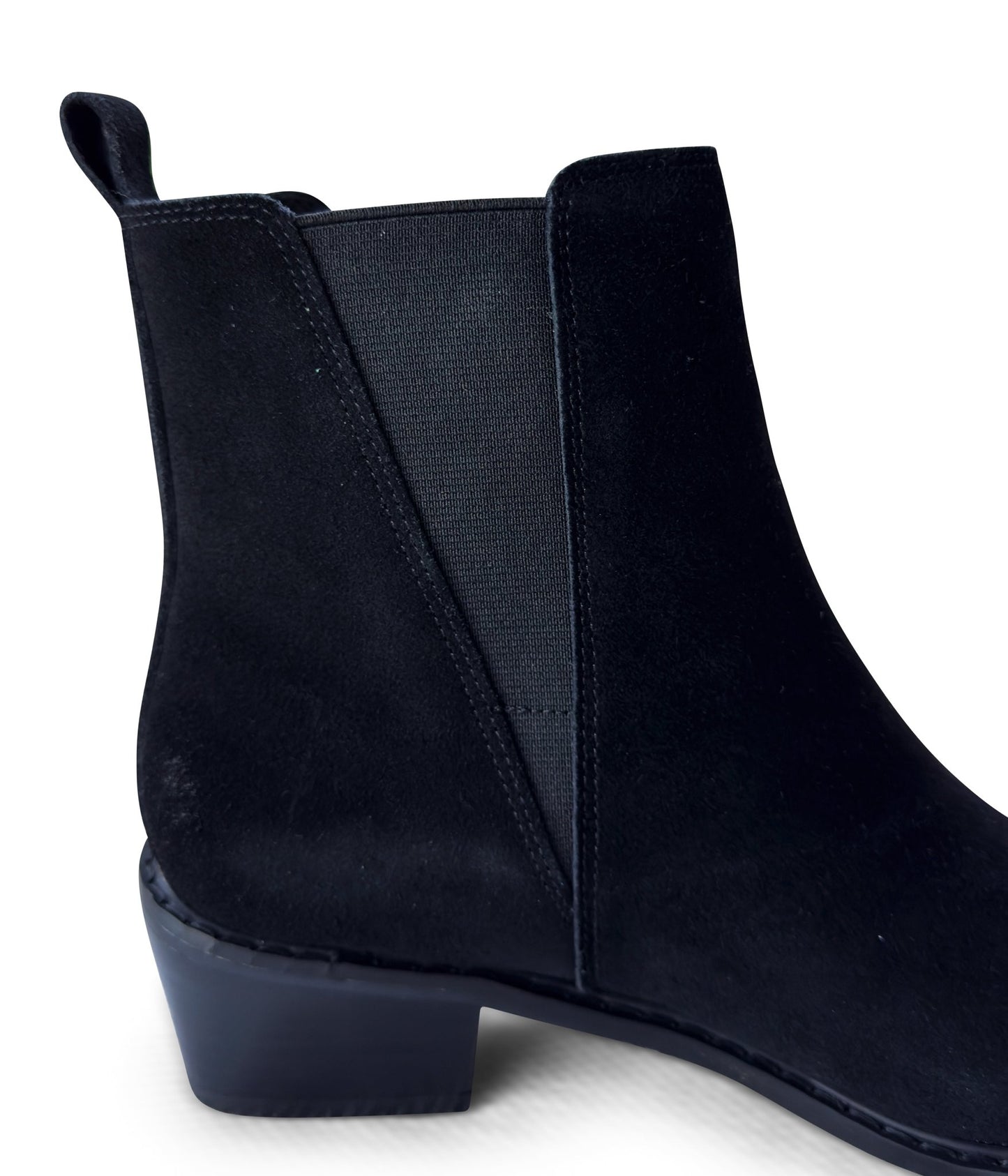 Wylie Suede Ankle Boot in Black - Loving God