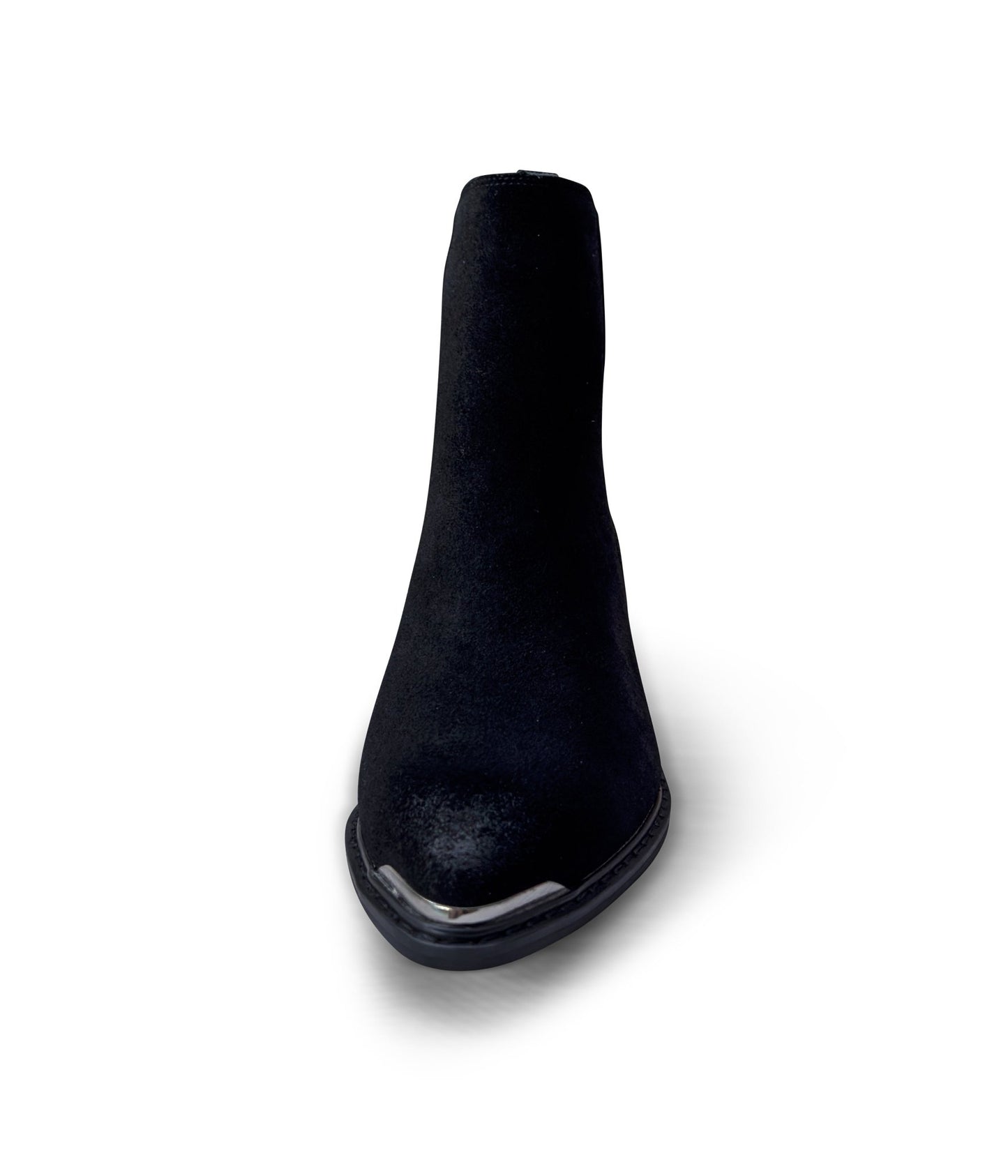 Wylie Suede Ankle Boot in Black - Loving God