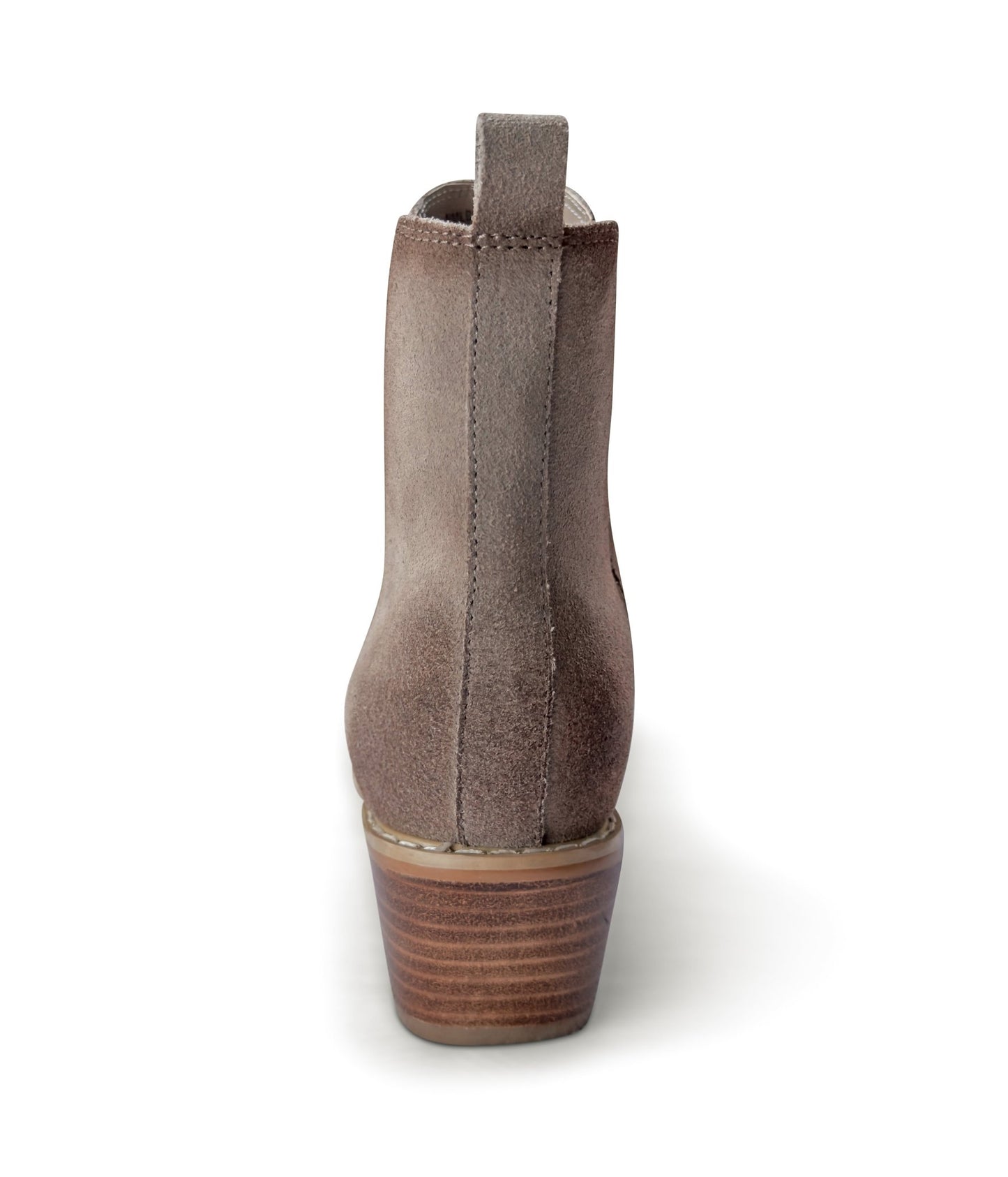 Wylie Suede Ankle Boot in Taupe - Loving God