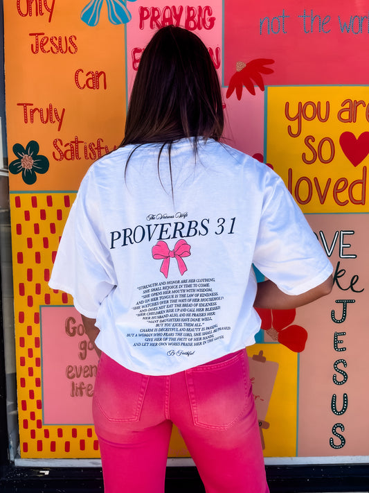 Lateral Gig | She Is Worthy Proverbs 31 T-shirt