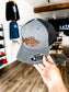 Lake Erie Perch Patch Hat, Custom Flexfit Leather Patch Hat, Leather Patch Trucker Hat, Fishing Hat, Fish Patch Hat, Perch Hat, Lake Erie Hat