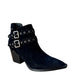 Elsa Leather Ankle Boot in Black - Loving God