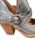 Fiona Ankle Boot in Silver - Loving God