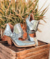 Fiona Ankle Boot in Silver - Loving God