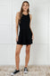 Gym and Tonic Butter Romper Dress in Black - Loving God