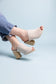 Helena Heeled Sandal in Blush Suede - Loving God