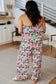 Life of the Party Floral Jumpsuit in Green - Loving God