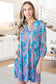 Lizzy Dress in Teal and Pink Paisley - Loving God