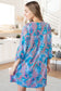 Lizzy Dress in Teal and Pink Paisley - Loving God