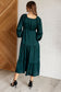 Makes Me Want to Skip Tiered Dress in Hunter Green - Loving God