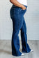 Mavis High Rise Side Seam Detail Flare Jeans - Loving God