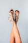 Nola Sandals in Black and White - Loving God