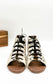 Nola Sandals in Black and White - Loving God