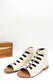 Nola Sandals in Gold - Loving God