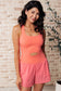 Raising Heart Rate Cutout Runsie In Coral Rose - Loving God
