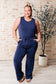 Rest Day Straight Leg Jumpsuit - Loving God