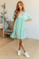Rodeo Lights Dolman Sleeve Dress in Mint Floral - Loving God