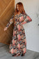 Send it Over Faux Wrap Maxi Dress - Loving God
