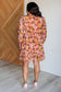 So Long, Farewell Balloon Sleeve Floral Dress - Loving God