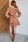 So Long, Farewell Balloon Sleeve Floral Dress - Loving God