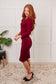 Sure To Fall In Love Bodycon Dress - Loving God
