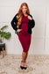 Sure To Fall In Love Bodycon Dress - Loving God