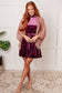 Tied In A Bow Velvet Dress - Loving God