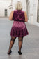 Tied In A Bow Velvet Dress - Loving God