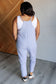 Totally Me Spaghetti Strap Jumpsuit in Heather Grey - Loving God