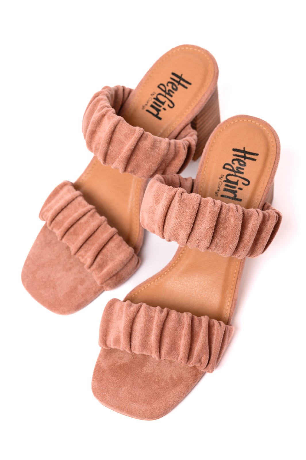 Tropic Like it's Hot Heels in Blush Suede - Loving God