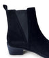 Wylie Suede Ankle Boot in Black - Loving God
