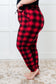 Your New Favorite Joggers in Red Plaid - Loving God